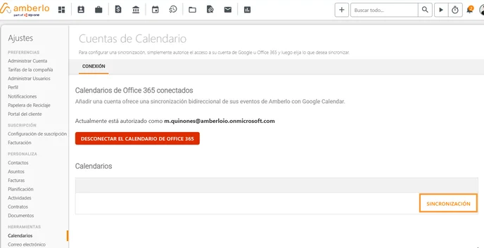 Calendario de Office 365 y Amberlo_4