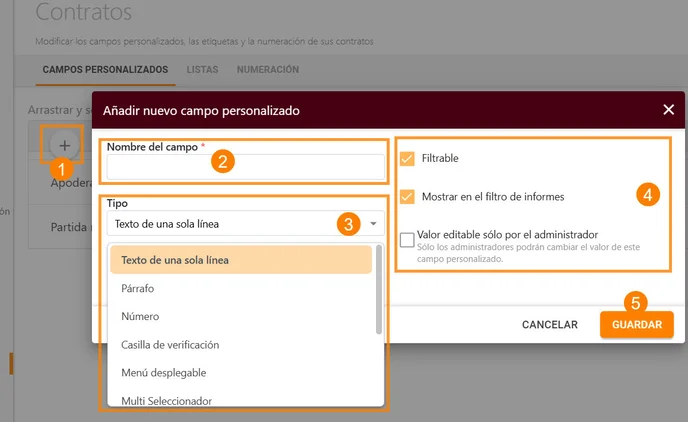 Cómo añadir, editar o eliminar Campos Personalizados de Contratos__2