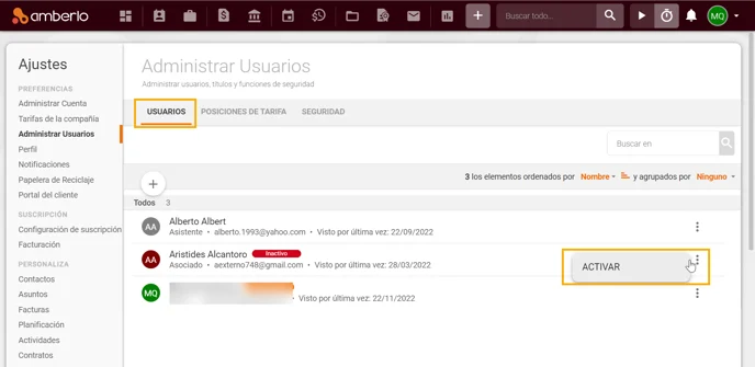 Delete user ES_2