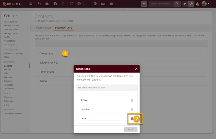 How to Manage Contacts Dropdown Lists5-1
