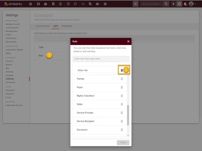 How to Manage Contracts Dropdown Lists5