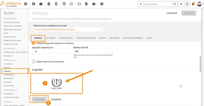 Cómo configurar un logo para las facturas_1