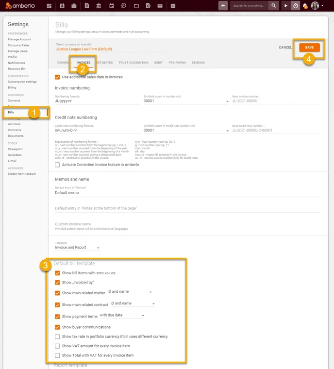 Report Template Settings1