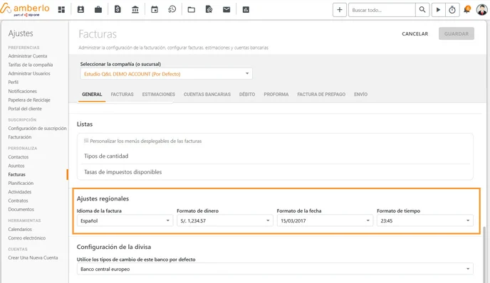 Cómo configurar los Ajustes Generales de Facturación_5