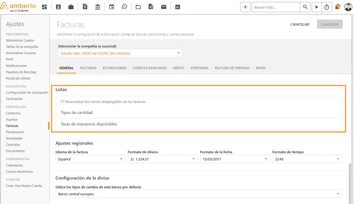 Cómo configurar los Ajustes Generales de Facturación_4