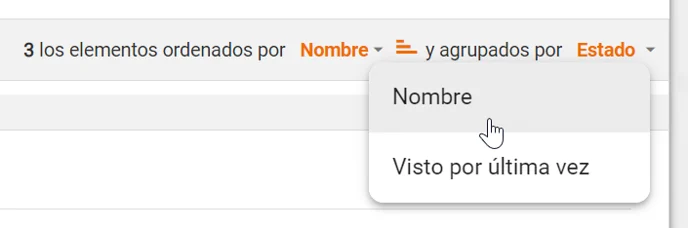 Sort users ES_2
