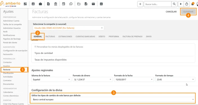Cómo establecer el banco predeterminado para los tipos de cambio_1
