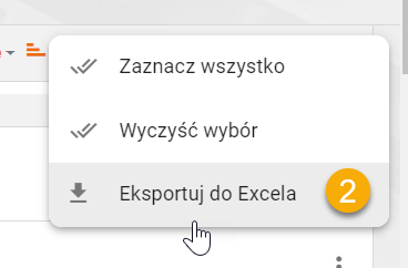 Kontakty do Excela 2