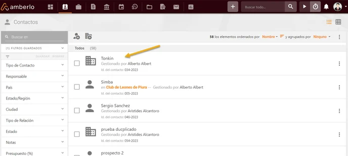 Cómo Editar un Contacto1