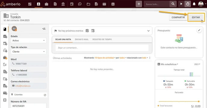 Cómo Editar un Contacto2