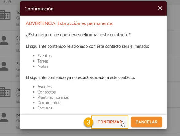 How to Remove Contact3