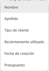 Cómo Ordenar y Agrupar Contactos2