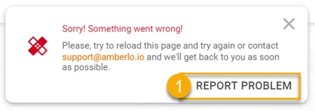 Can I Report a Problem directly from the app 1