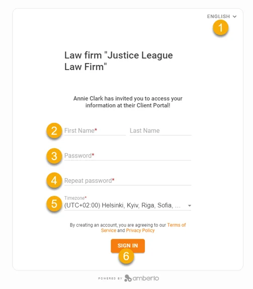 How to connect and use Client Portal feature in Amberlo 5