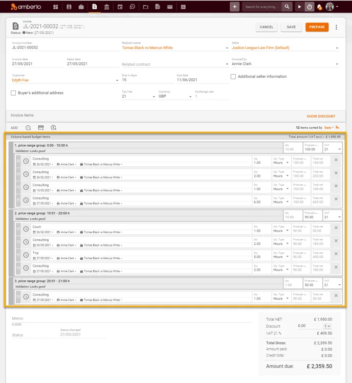 How to Set and Use Volume-based Budgets 11