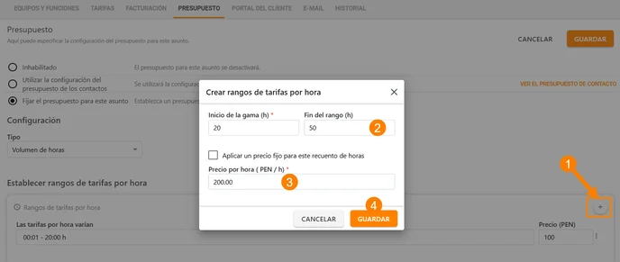 Cómo configurar y usar Presupuestos de Volumen de Horas_3
