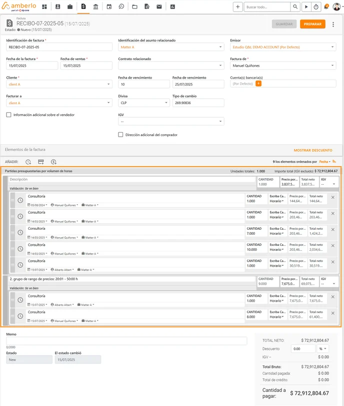 Cómo configurar y usar Presupuestos de Volumen de Horas_9