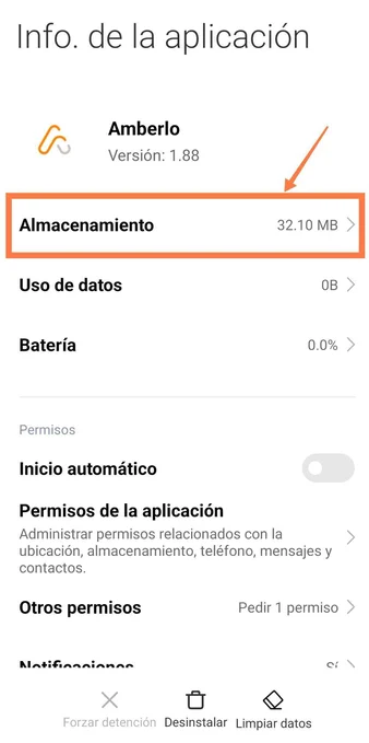 Cómo borrar los datos innecesarios de la aplicación móvil 3