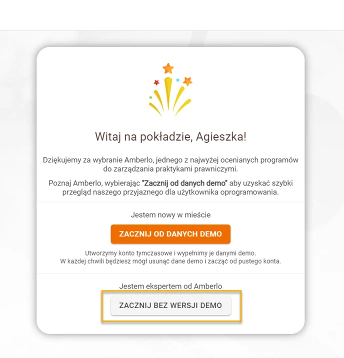 Zacznij bez wersji Demo