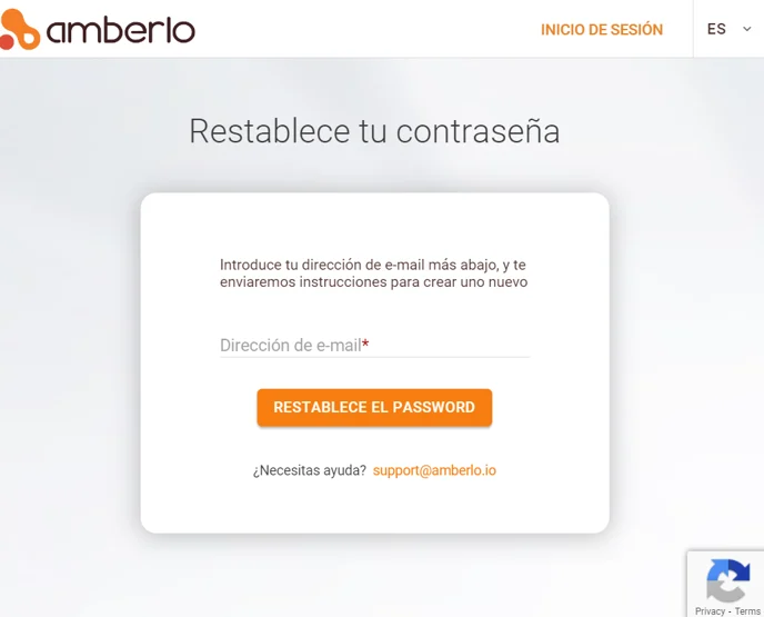 Restablecer mi contrasena