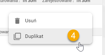 Dublicate timesheets PL_2