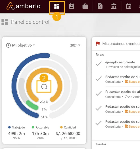 Cómo registrar tiempos desde el Panel de Control_1