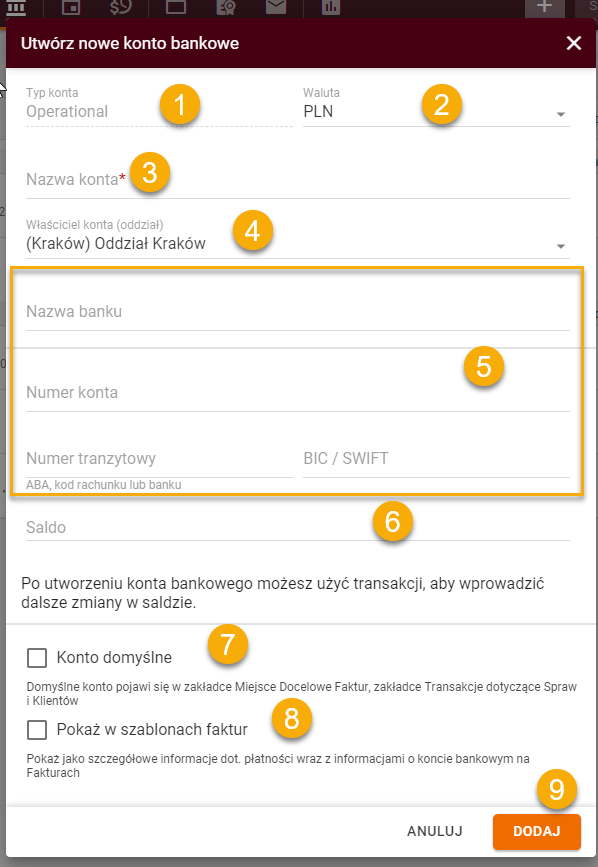 numer konta bankowego 2