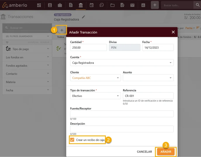 Cómo utilizar la función de Caja Registradora6