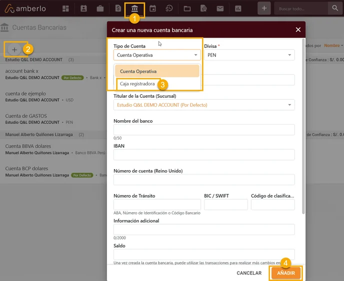 Cómo utilizar la función de Caja Registradora1
