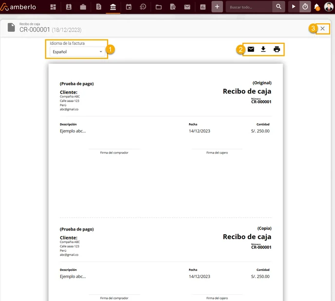 Cómo utilizar la función de Caja Registradora7