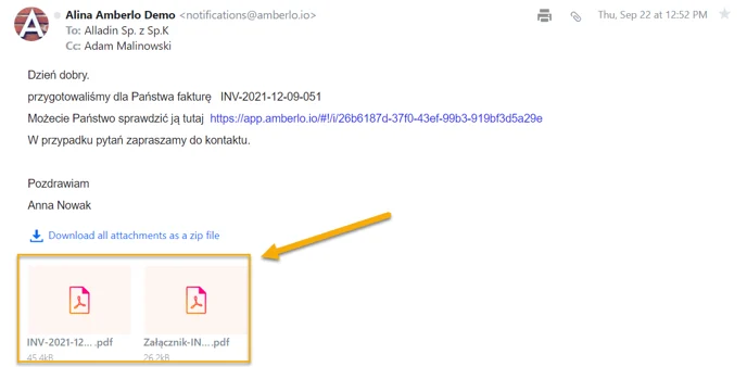 Send bill as pdf_PL 3
