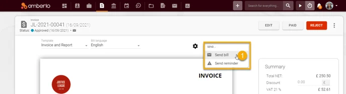Send bill as pdf_EN 1