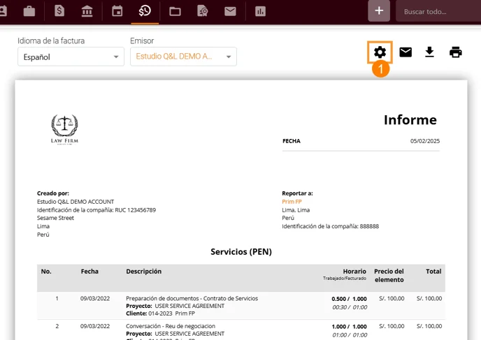 Cómo mostrar el tiempo en formato de hora básico en los informes de facturas_1