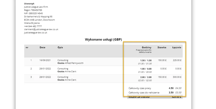Ustawenia szablonu 2