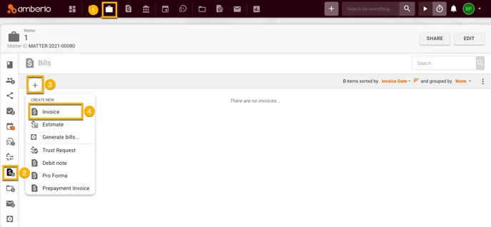 Issue Invoice 3