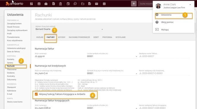 Faktura Korygujaca 1