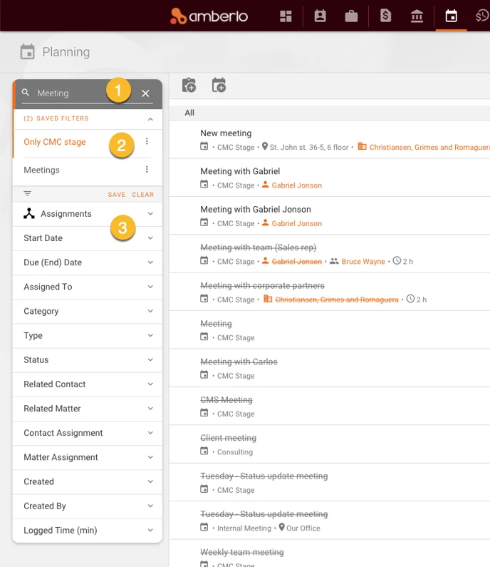 Can I Filter The Calendar Events And Tasks1