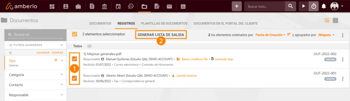 Cómo generar la Lista de Salida_1