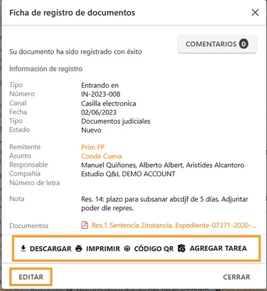 Cómo usar el módulo de Correspondencia en Amberlo_4