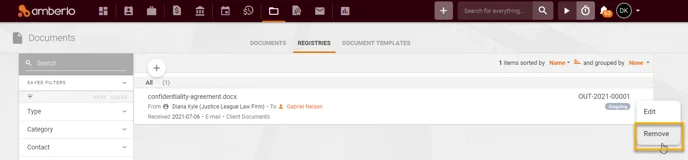 Correspondence module17