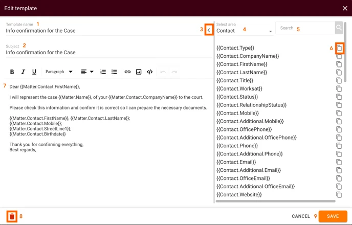 Email templates2