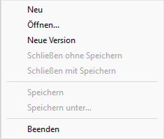 Menü "Rohtext" des Textgenerators
