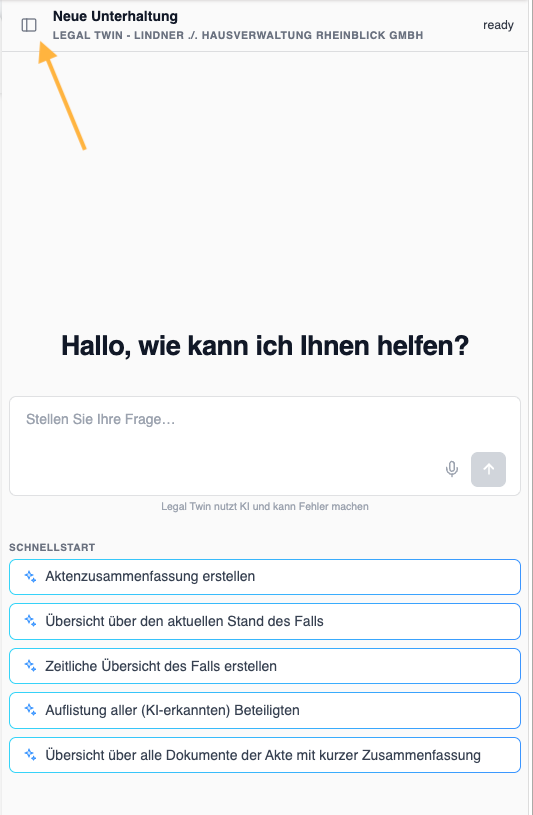 chat menu