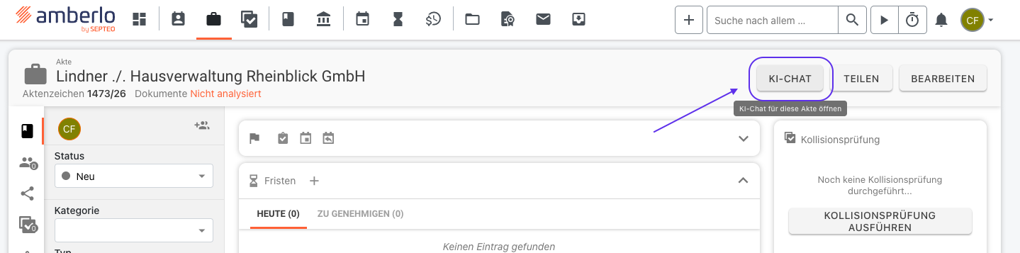 ai chat button