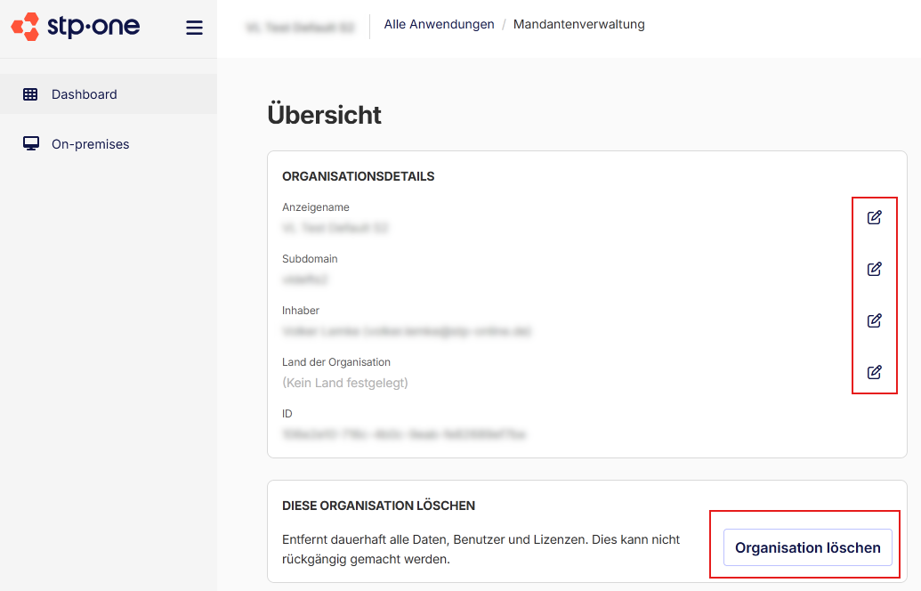 Tenant Admin Dashboard
